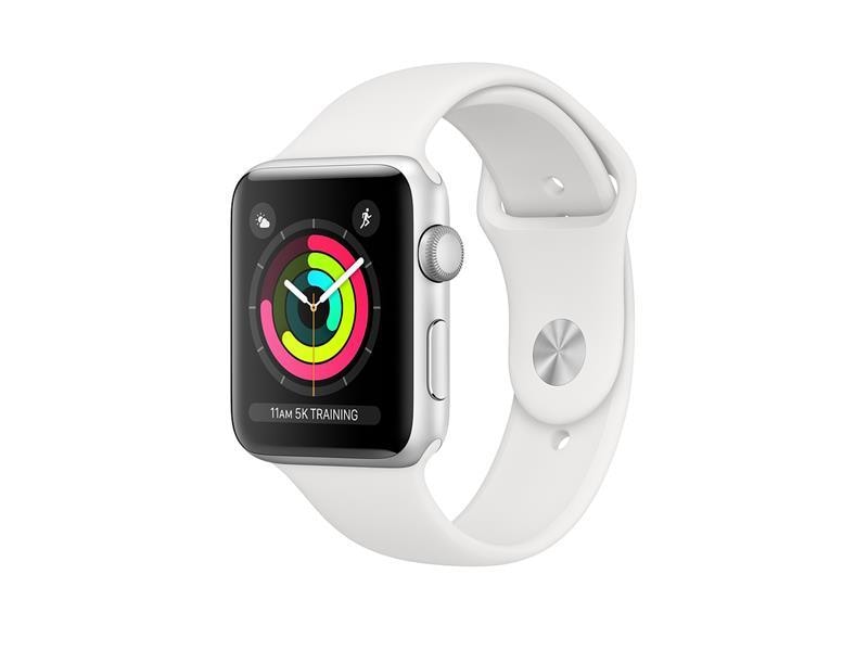 Apple Watch Series 3 42mm GPS (sølv) Sport Band - KomplettBedrift.no