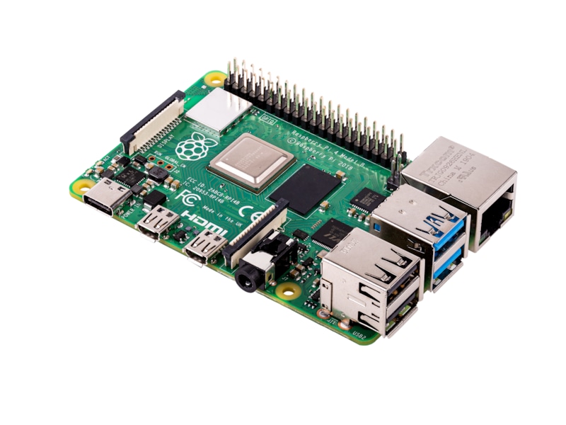 Raspberry Pi 4 Model B, 2GB RAM Integrert CPU