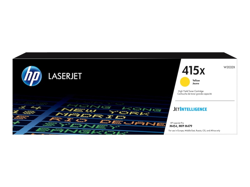 HP Toner 415X Gul Lasertoner