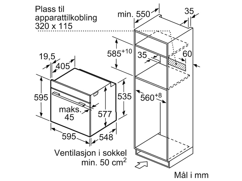 Электрический духовой шкаф bosch hbg632bs1