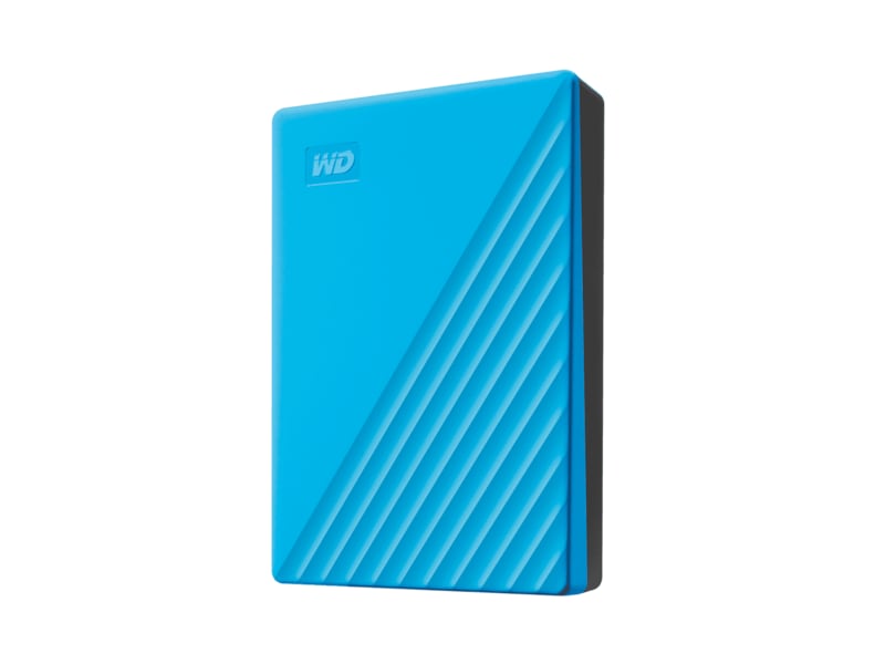 WD My Passport 4TB Blå Harddisk ekstern