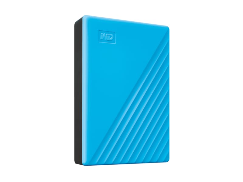 WD My Passport 4TB Blå Harddisk ekstern