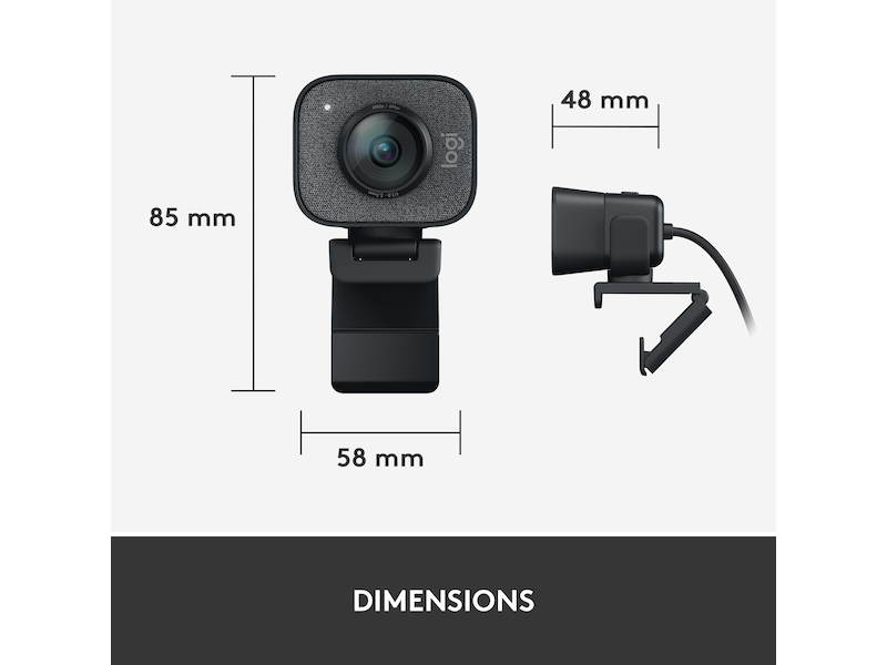 Logitech StreamCam Graphite 1080p