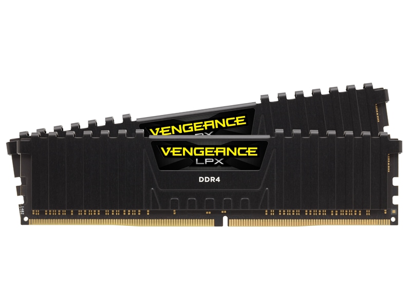 Corsair Vengeance LPX DDR4 3600MHz 64GB (sort) Minnebrikker