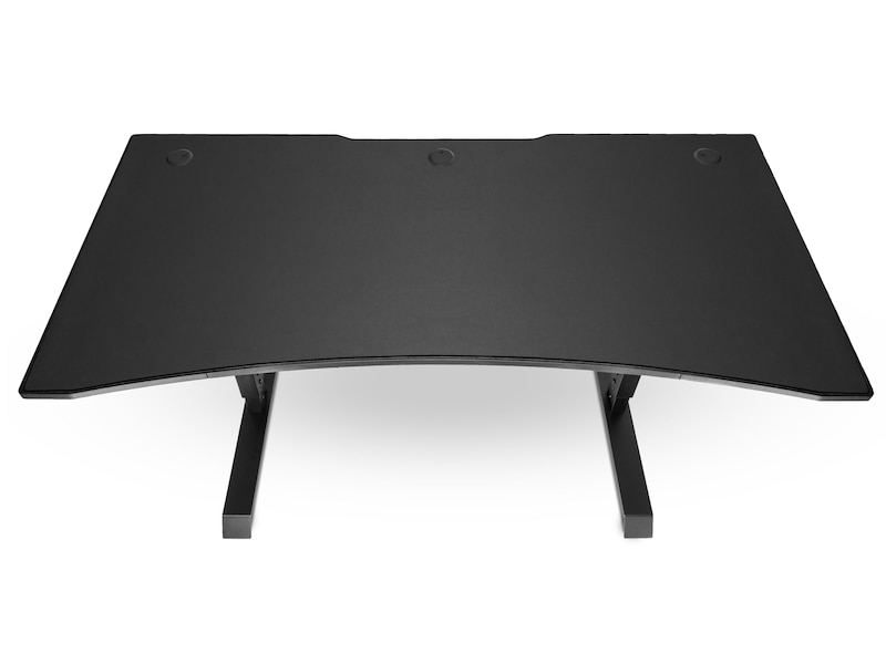 Svive Altair Gaming Desk matt sort med sorte sømmer Gaming desk