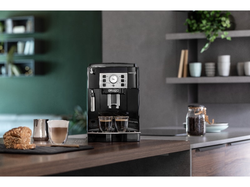 DeLonghi Magnifica S ECAM 21.117.B Espressomaskin (sort) Espresso Halvautomatisk