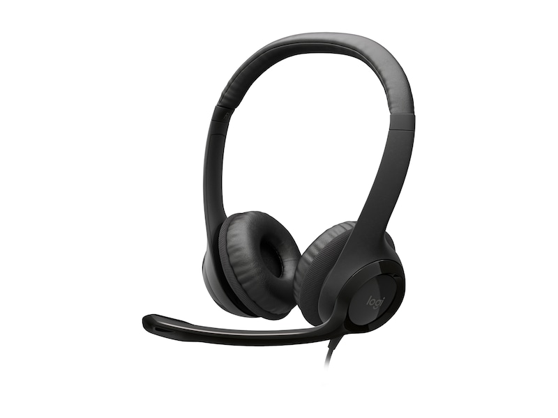 Logitech H390 USB PC Headset (sort) Hodesett, kablet