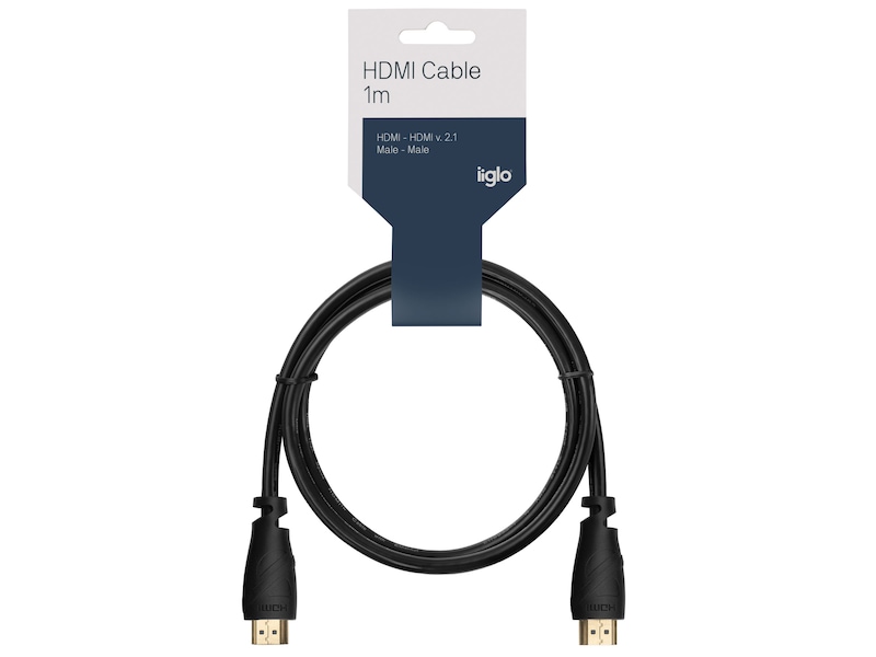 HDMI kabel 1m (sort) HDMI