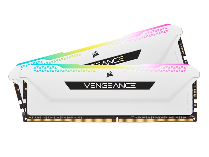 Corsair Vengeance RGB PRO SL DDR4 3200Mhz 32GB (hvit) Minnebrikker