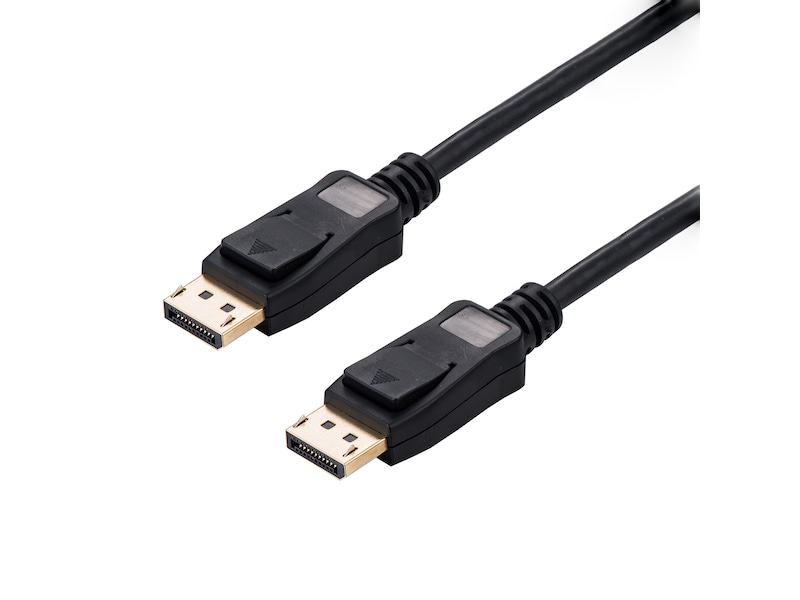 Displayport kabel 1m (sort) Monitorkabler