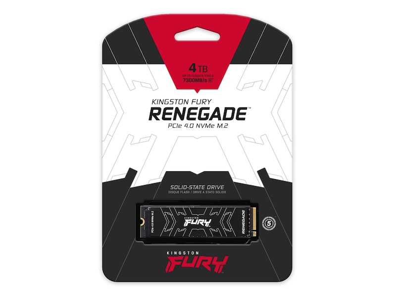 Kingston FURY Renegade PCIe M.2 NVME SSD 4TB SSD M.2