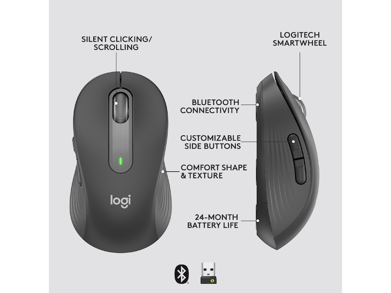 Logitech M650 For Business - Graphite Mus