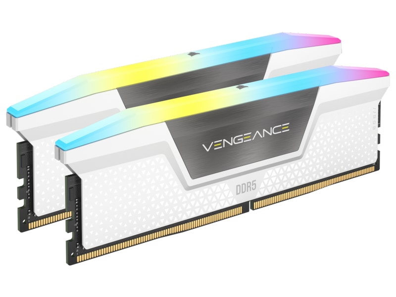 Corsair Vengeance DDR5 6200MHz 32GB RGB (hvit) Minnebrikker