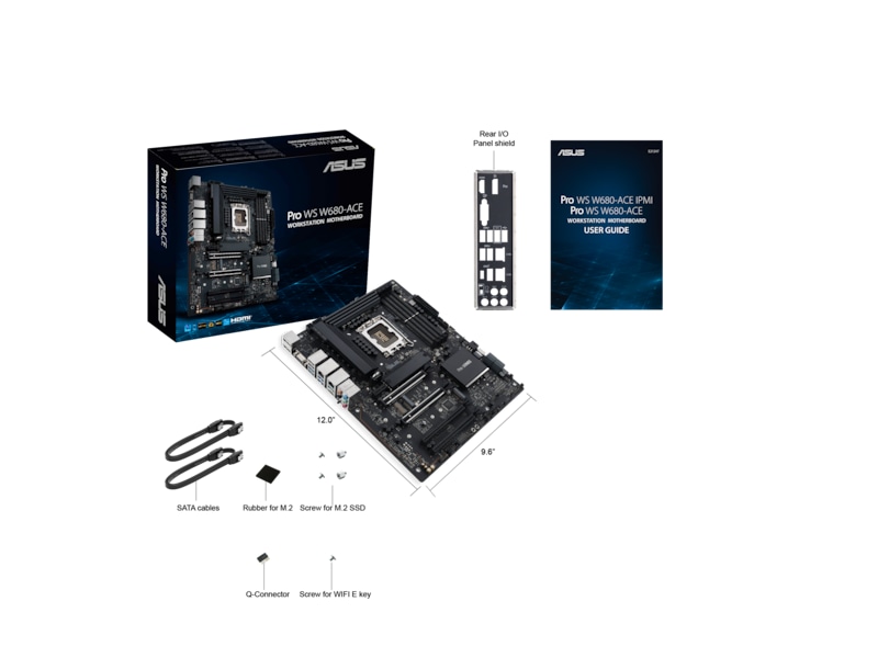 ASUS PRO WS W680-ACE Hovedkort Intel Socket