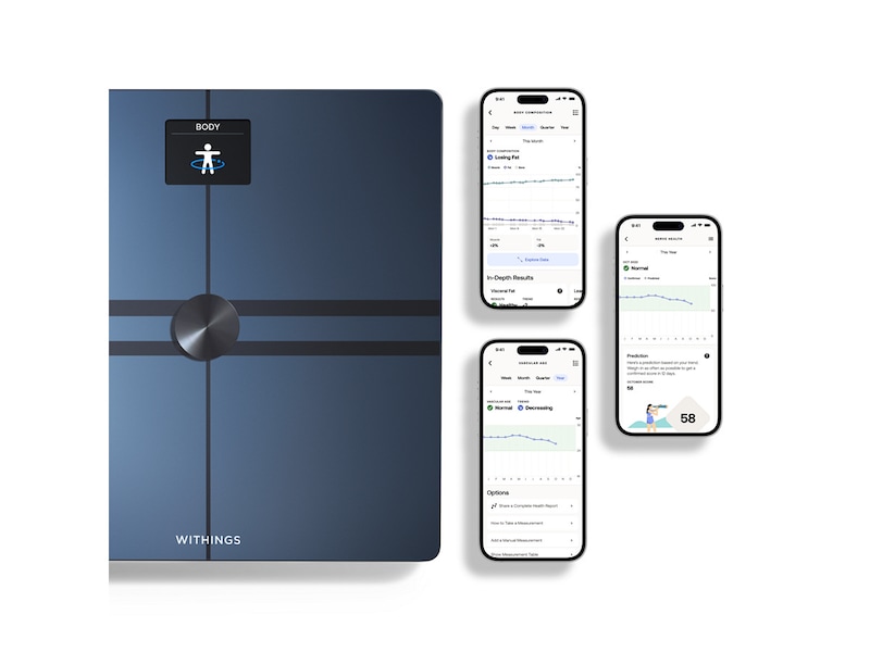 Withings Body Comp Wi-Fi smart badevekt (sort) Badevekt