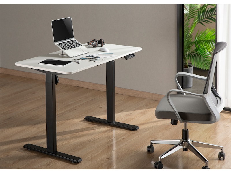 Ergonomisk Hev/Senk skrivebord 120cm (hvit) Skrivebord