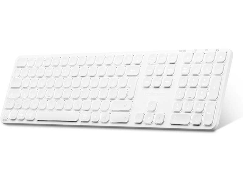 Andersson WSK-3000 trådløst tastatur (hvit) Tastatur