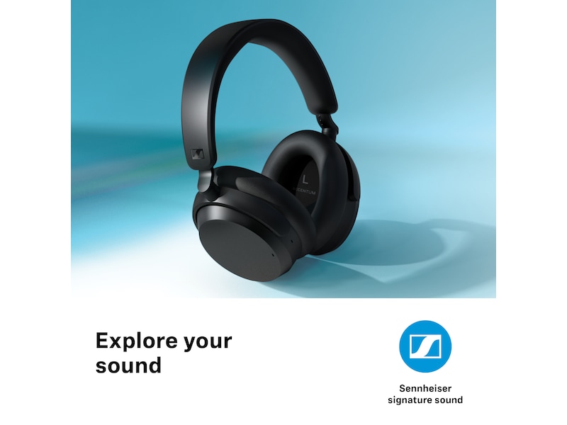 Sennheiser ACCENTUM trådløse hodetelefoner, Over-Ear (sort) Trådløst