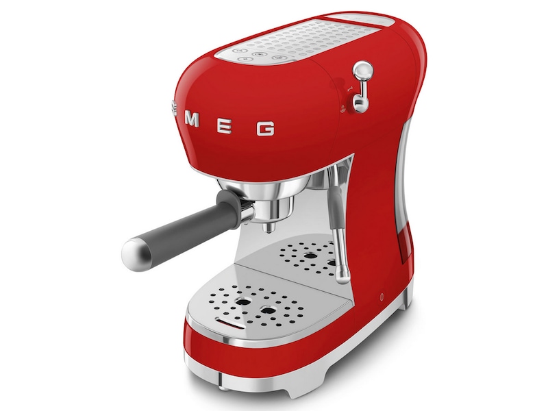 Smeg ECF02RDEU Manuell espressomaskin (rød) Espresso Halvautomatisk