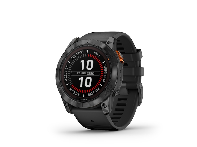 Garmin fenix 7X Pro Solar 51mm GPS (slate gray/black)  -B-Grade Demo klokker