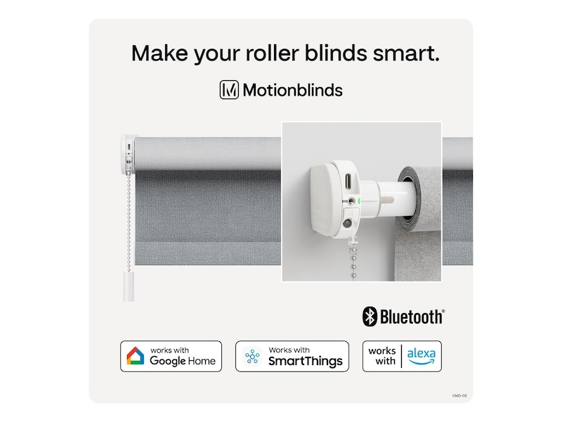 MotionBlinds Retrofit Motor for Rullegardiner m/ Bluetooth Dør- og vindusensorer