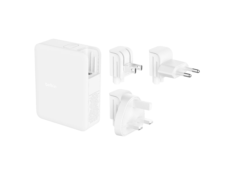 Belkin 4-port GaN 140W vegglader (hvit) Ladere