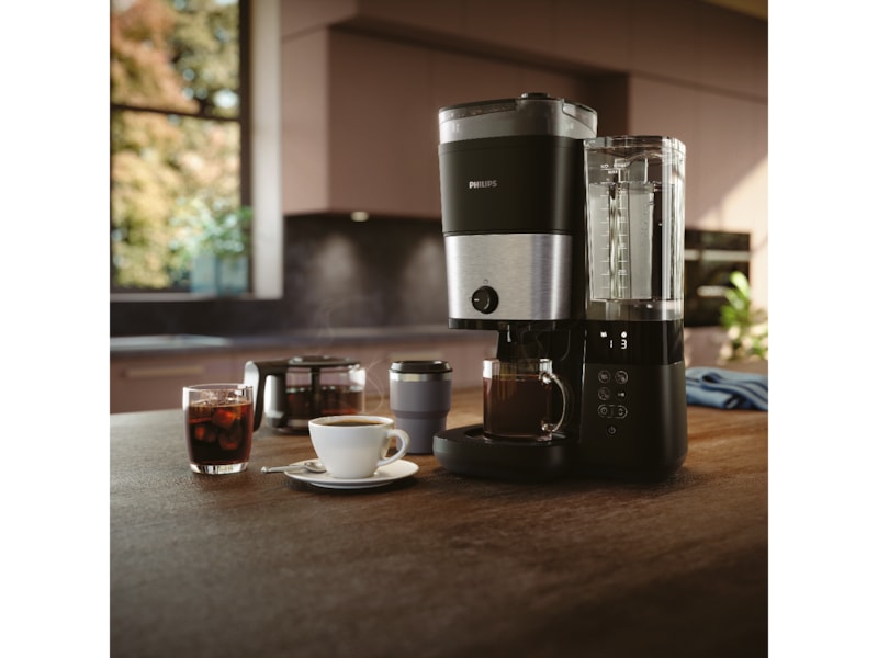 Philips All-in-1 Brew Kaffetrakter m/ innebygd kvern HD7900/50 (sort) Kaffetrakter