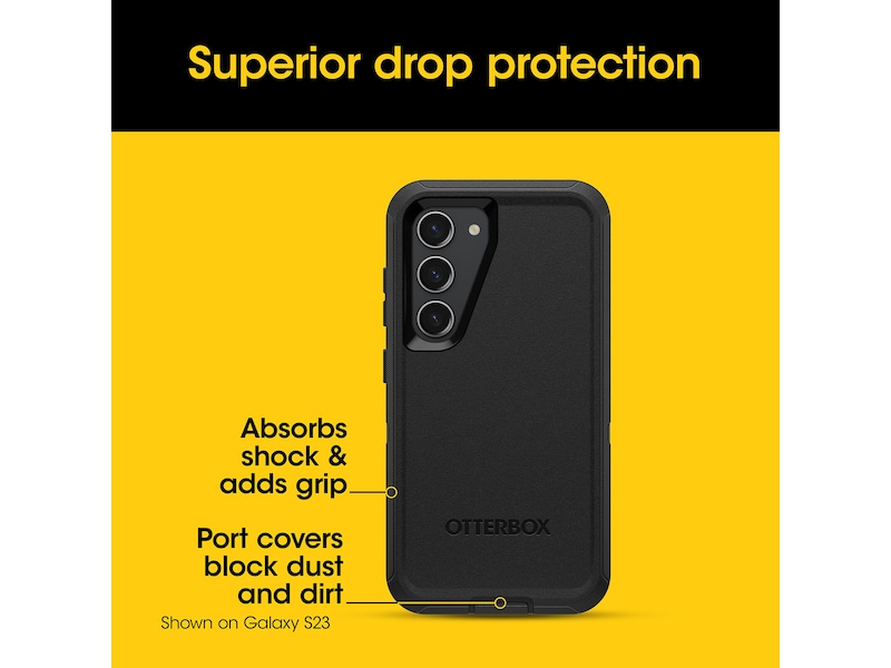 OtterBox Galaxy S24 Defender Deksel - ProPack (sort) Deksel til mobiltelefon