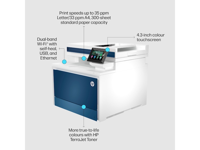 HP skriver Color LaserJet Pro MFP 4302dw Multifunksjonsskriver