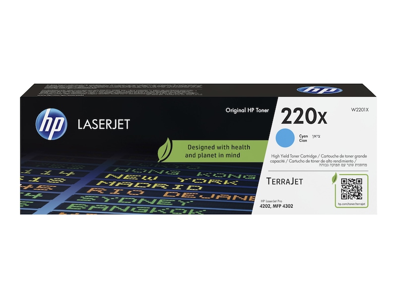 HP Toner 220X Cyan Lasertoner