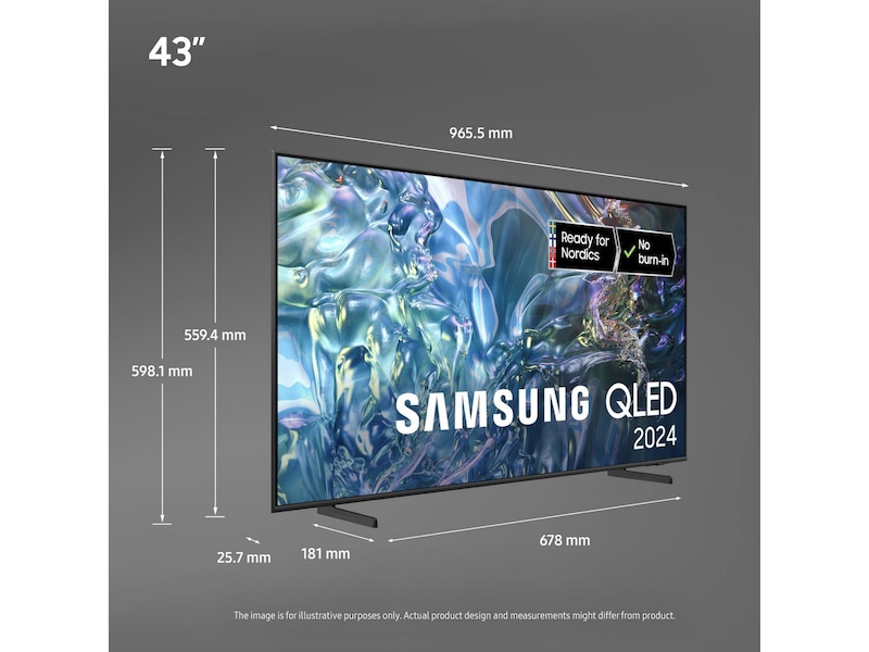 Samsung 43" Q60D QLED 4K TV TQ43Q60D TV-er