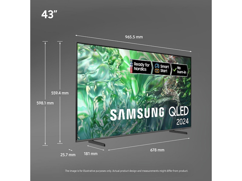 Samsung 43" Q64D QLED 4K TV TQ43Q64D TV-er