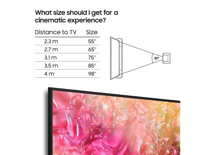 Samsung 85" DU7105 4K Crystal UHD Smart TV TU85DU7105K TV-er