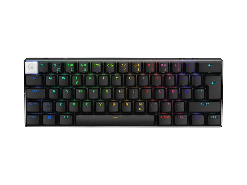 Logitech G Pro X 60 Lightspeed Linear trådløst gamingtastatur (sort) Gaming Tastatur