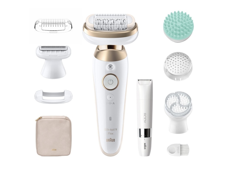 Braun Silk-épil 9 Flex 3S SkinSpa Epilator SES9-481 (hvit/gull) Ladyshave