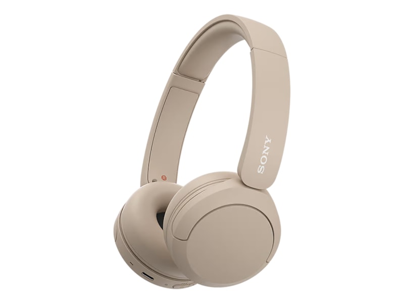 Sony WH-CH520 trådløse hodetelefoner, On-Ear (beige) Trådløst