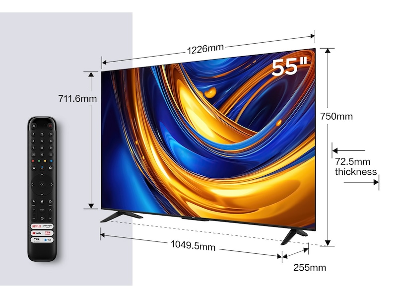 TCL 55" 55V6B 4K HDR Google TV TV-er