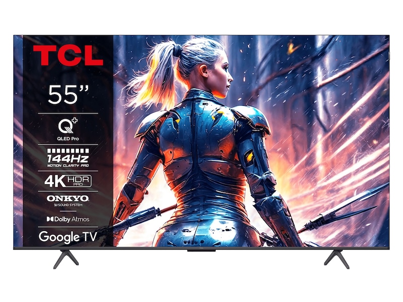 TCL 55" 55T8B QLED Pro 4K Google TV TV-er