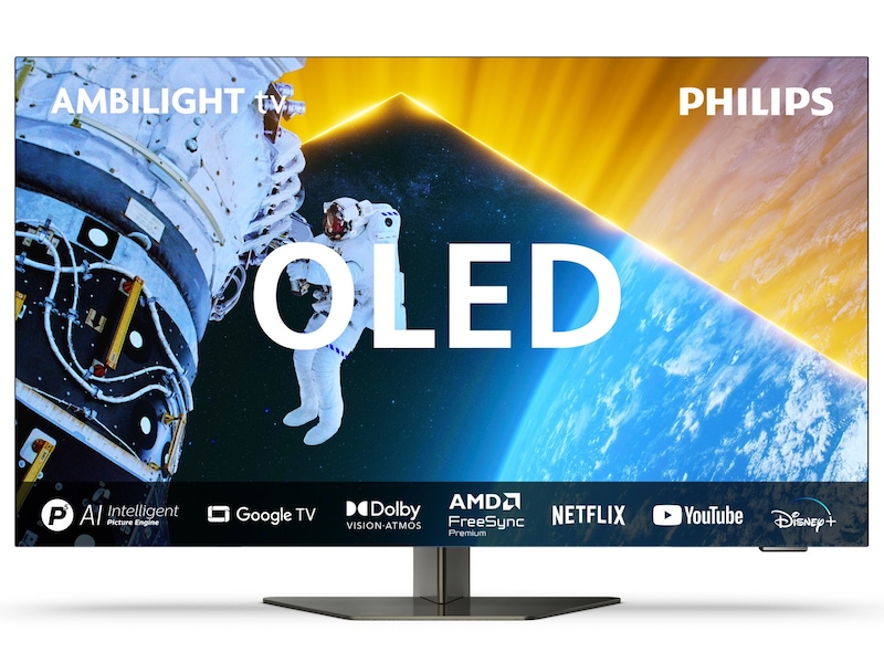 Philips 55" 4K UHD OLED Smart TV Ambilight 55OLED809 TV-er