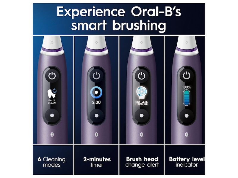 Oral-B iO 8 Elektrisk Tannbørste (fiolett) Tannpleie