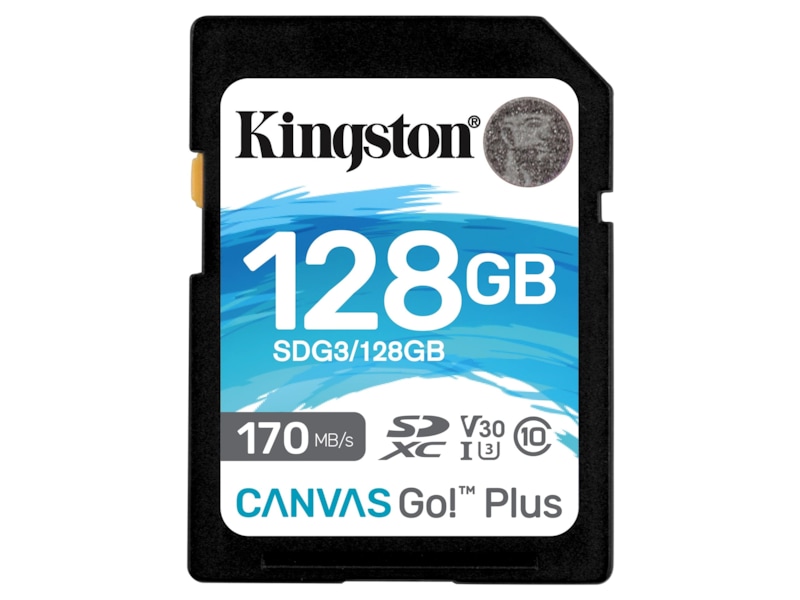 Kingston Canvas Go Plus SDXC 128GB Kortlesere