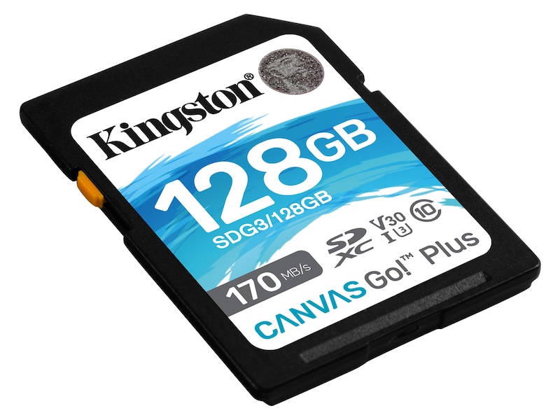 Kingston Canvas Go Plus SDXC 128GB Kortlesere