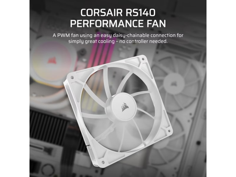 Corsair RS140 Vifte (hvit) Vifter