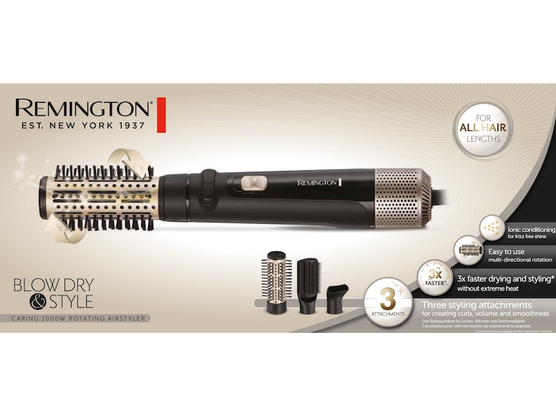 Remington Blow Dry & Style 1000W Rotating Airstyler Hårpleie & styling