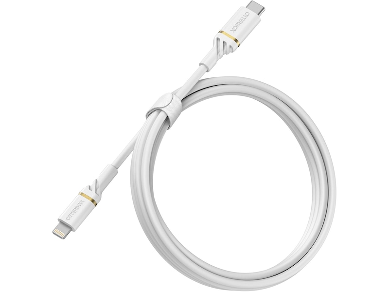 OtterBox Lightning til USB-C kabel 2m (hvit) USBkabler