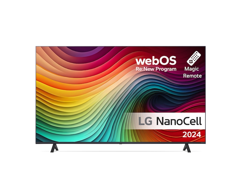 LG 55'' NANO 81 4K TV (2024) 55NANO81T6A + Lydplanke TV-er