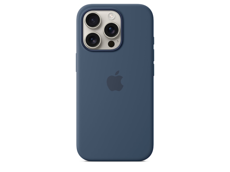 Apple iPhone 16 Pro Silikondeksel (denim) Deksel til mobiltelefon