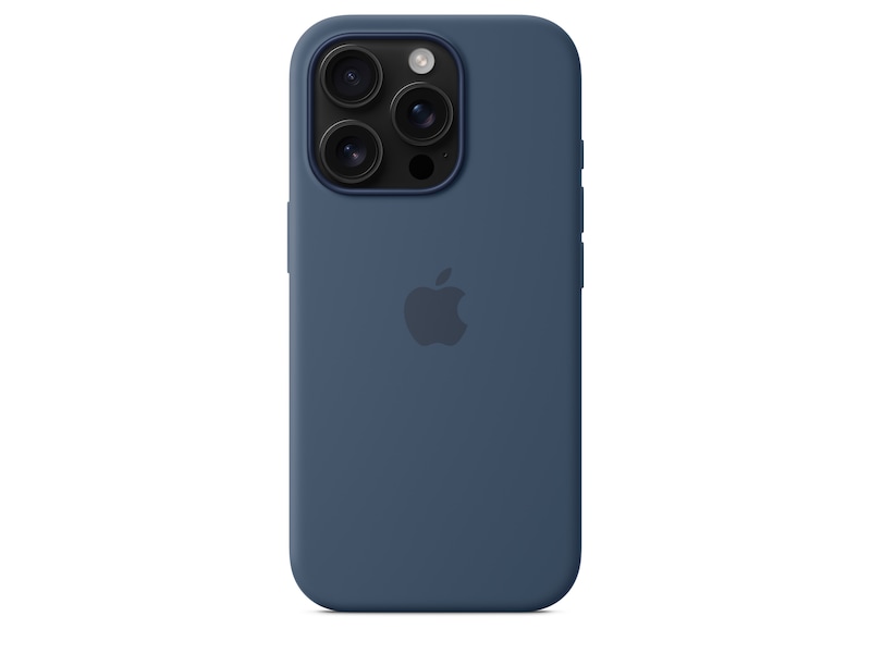 Apple iPhone 16 Pro Silikondeksel (denim) Deksel til mobiltelefon