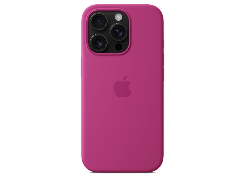 Apple iPhone 16 Pro Silikondeksel (fuksia) Deksel til mobiltelefon