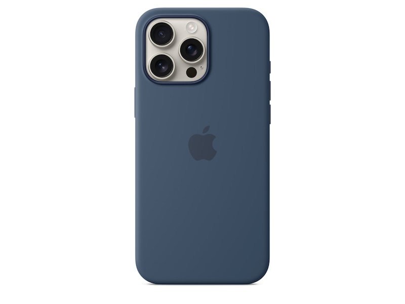 Apple iPhone 16 Pro Max Silikondeksel (denim) Deksel til mobiltelefon